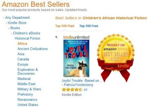 Joyful Trouble, Amazon Bestseller in eBook and paperback format