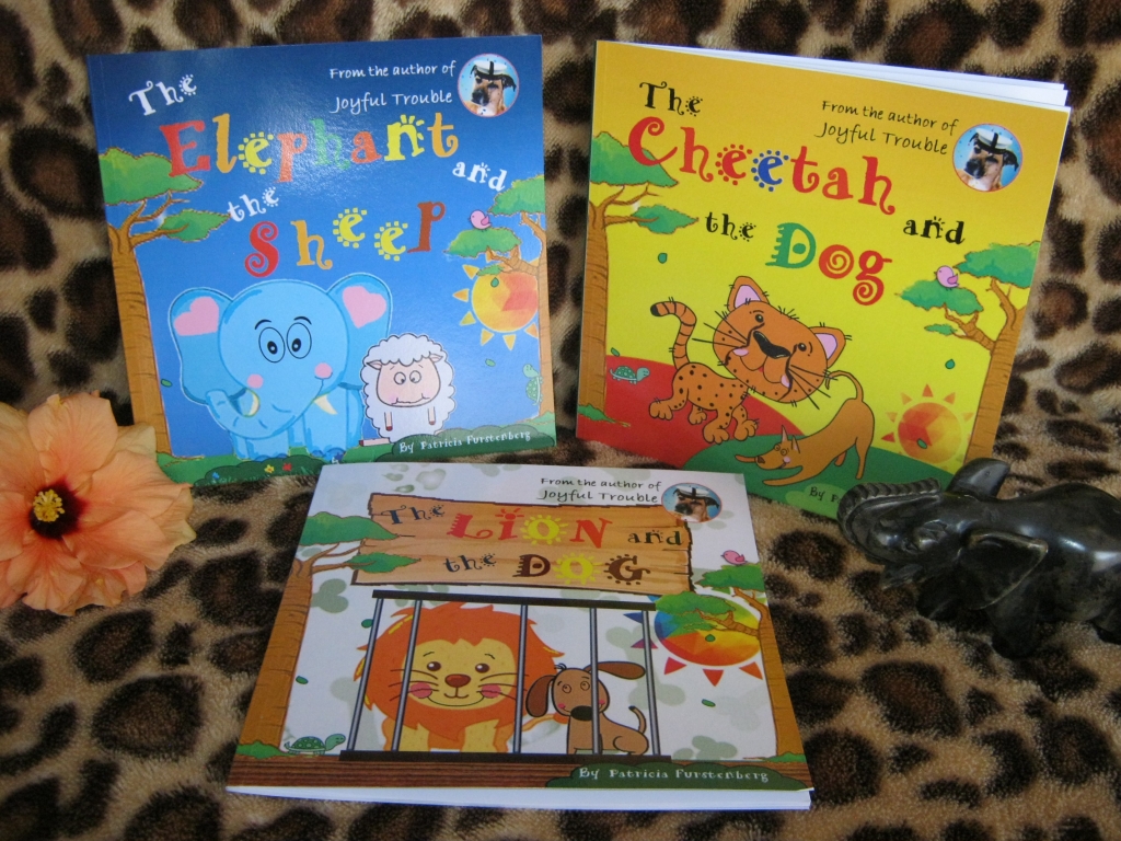 Link to Amazon: The Cheetah and the Dog, The Elephant and the Sheep, The Lion and the Dog, diversity stories