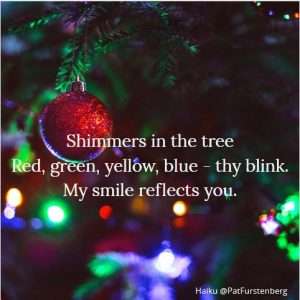 Christmas Lights, a Sunday Haiku: Haiku-San. Tradition, joy, glory, smiles and laughter at winter time.