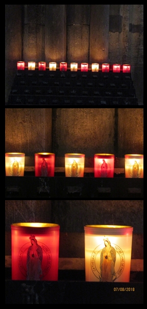 Notre Dame Cathedral - prayer candles - photo by Lysandra Furstenberg