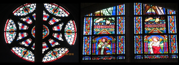 Notre Dame Cathedral - stained glass windows details - photo by Lysandra Furstenberg
