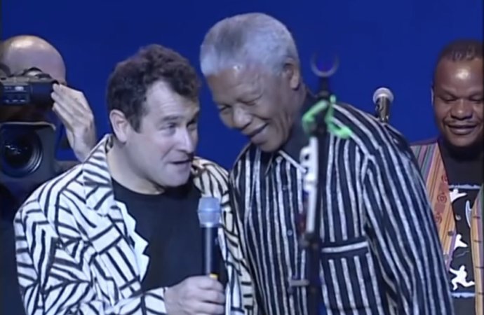 Searching for the spirit of the great heart, Johnny Clegg, and Nelson Mandela