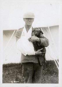 Canadian wounded soldier and the mascot puppy that put a smile on his face
