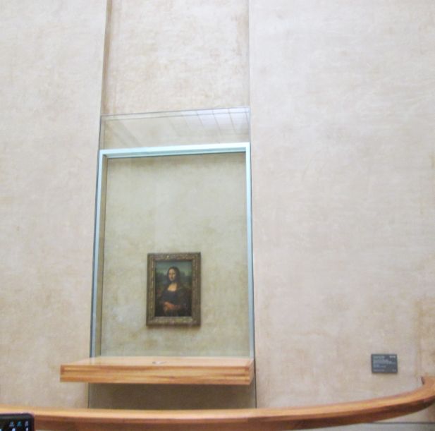 Mona Lisa. La Joconda. La Gioconda, Denon Wing, room 711, Louvre Museum, fastest route