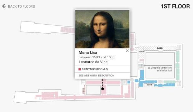 where to find Mona Lisa in the Louvre