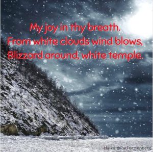 Blizzard Winter Christmas Haiku 