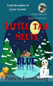 Little Tail meets Blue, winter storybook 