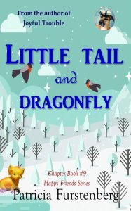 Little Tail and Dragonfly, friendship in the middle of winter, adventure in the snow