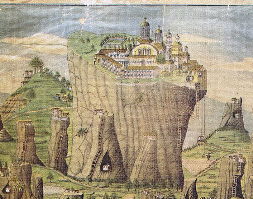 Romanian folktales - cryptic location, White Monastery