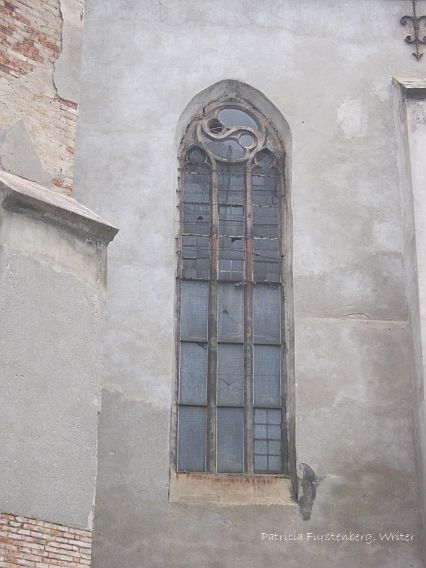 Gothic window detail emphasizing vertical space