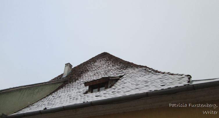 Sighisoara - slanted roof and a peep-window