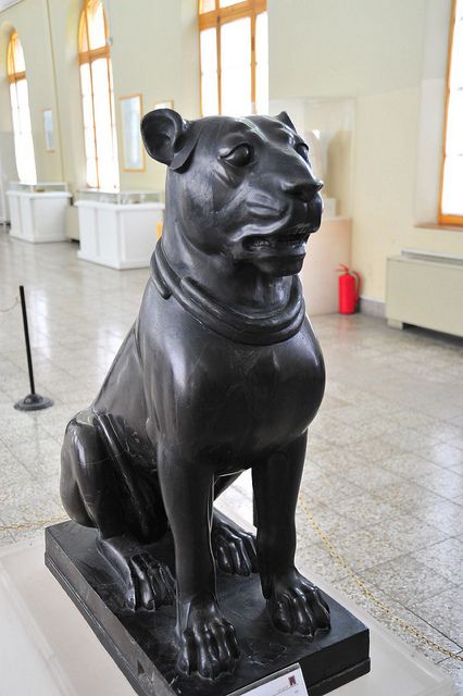 a dog statue of Ancient Persia, Iran National Museum