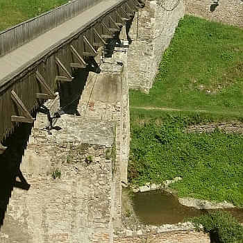 The bridge at Corvin Castle