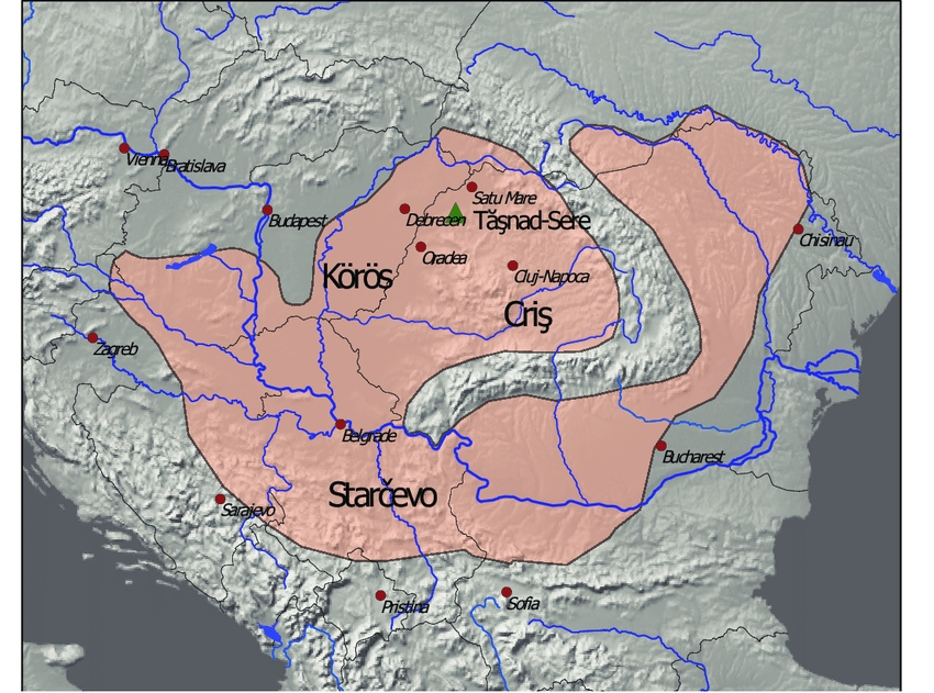 Distribution of Neolithic Criş/Starčevo/Körös culture shows an inhabited Neolithic Transylvania
