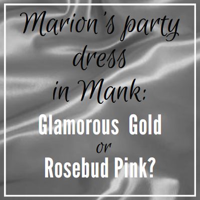 Marion Davies party dress in movie Mank, glamorous gold or rosebud pink? Symbolism