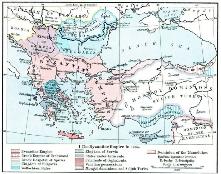 Banat Severin, Great Wallachia, Kingdom Hungary, Byzantine Empire, Mongol Empire 13th century