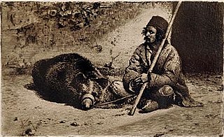 Theodor Aman, Ursarul (Bear Tamer)