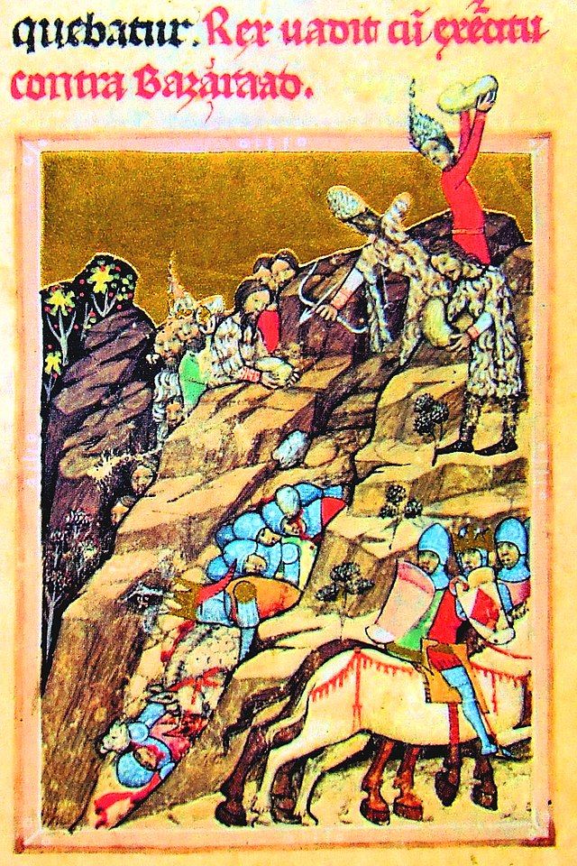 Vienna Illuminated Chronicle 14 century, The Posada Battle, source Wikipedia