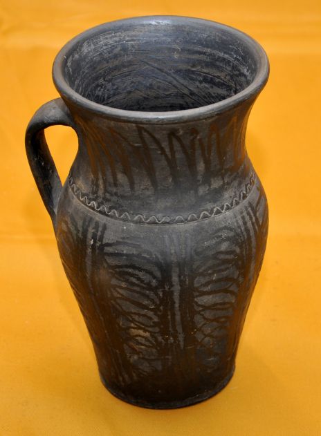 black pottery from Marginea, Romanian folk art
