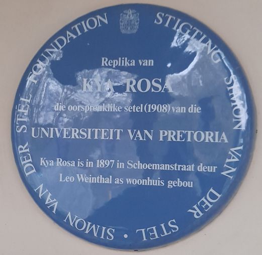 Simon van der Stel Foundation plaque