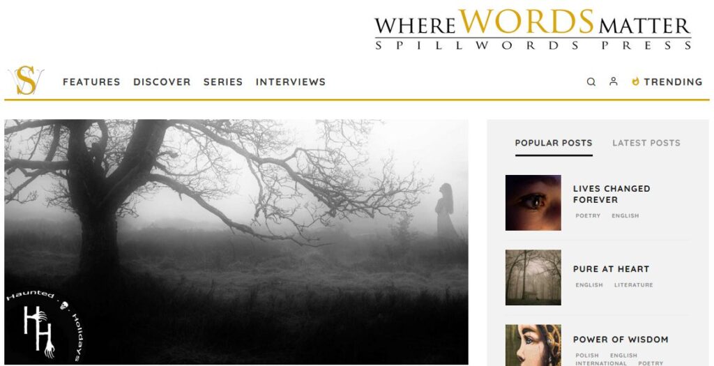 On the Night of Saint Andrew Patricia Furstenberg, haunted holidays Spillwords