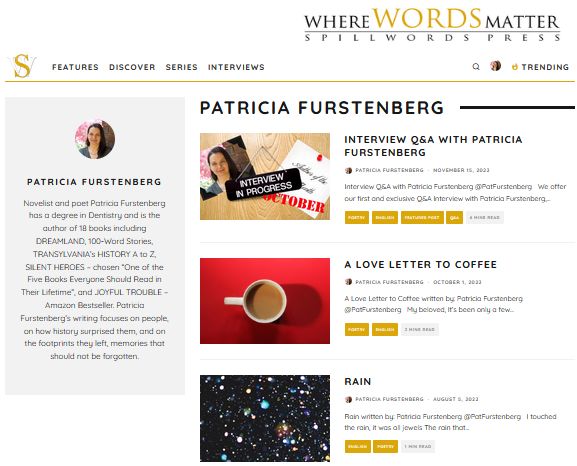 Patricia Furstenberg Spillwords Press