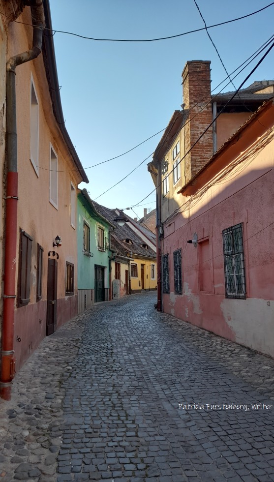 Old Targului Street Sibiu Day-Night Walk Photos and a Medieval Story