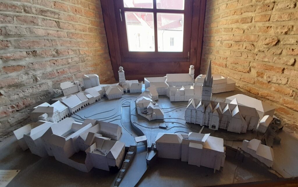 Small Square-Huet Square 3D model, 2004, Arh Victor Moraru, Arh Mihai Tuca, Council Tower Museum