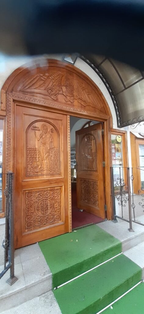 carved doors Saint John Church, Sf Ion, Calea Mosilor Bucharest