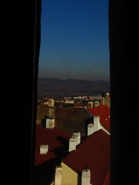 over the rooftops of Sibiu