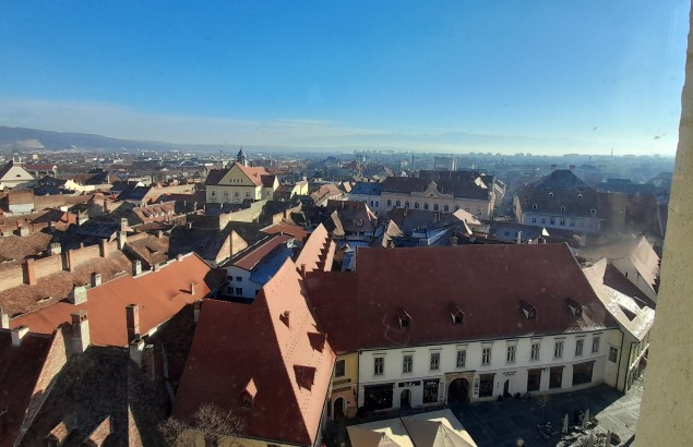 view Council Tower over Big Square Sibiu