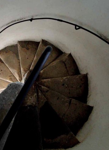 medieval spiral staircase in Council Tower Sibiu