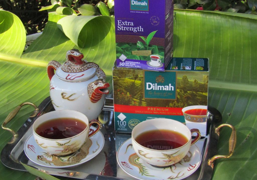 Dilmah Extra Strength and Premiun, pure Ceylon tea to share