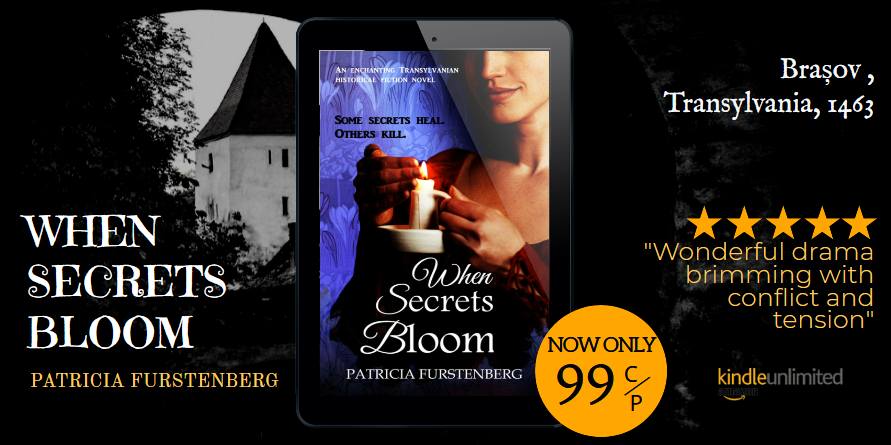 When Secrets Bloom historical fiction set in Transylvania