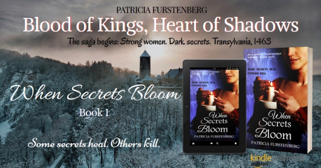book series Blood of Kings, Heart of Shadows by Patricia Furstenberg set in medieval Transylvania