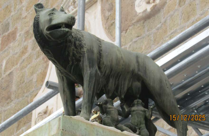 Rome, the Capitoline She-Wolf with Romulus and Remus, photographed by my daughter Lysandra Furstenberg