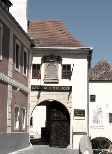 Sibiu Altemberger House, where Vlad Dracula's letter was delivered 
