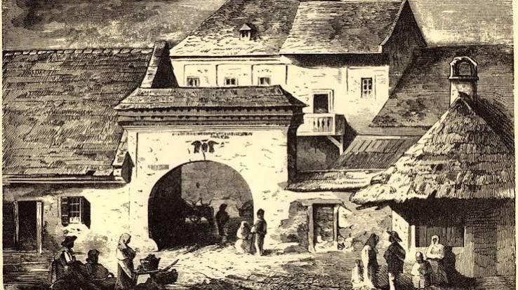 Turda the old Salt Mine, entrance an city life - Where Vlad Dracula Lived During His Last Years, 1462-1476