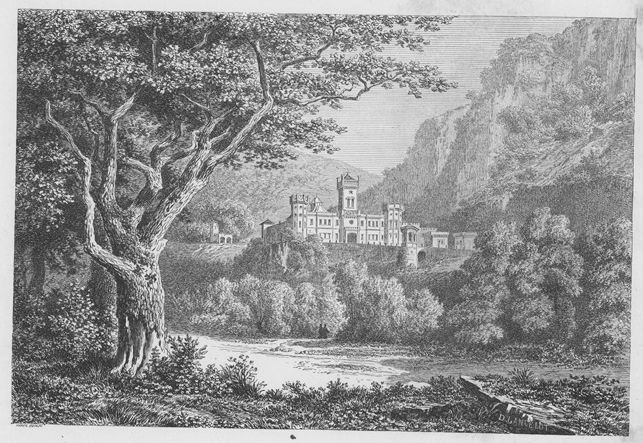 Tismana Monastery 1860, Auguste Dieudonne Lancelot 